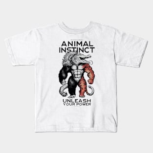 animal instincts Kids T-Shirt